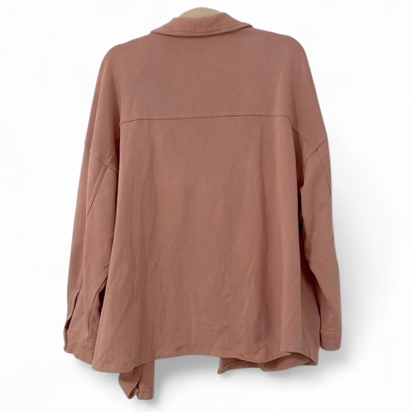 BP Oversized Shacket Shirt Jacket Tan Nougat L - Picture 4 of 14